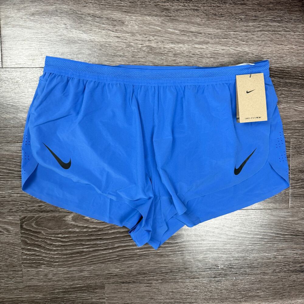 Nike AeroSwift Dri-FIT ADV 2" Running Shorts Blue Men's XL NWT FN3349-411